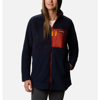 Columbia Lodge Sherpa Full Zip Fleece, Chamarras Azul Marino Para Mujer | 124593-UPM